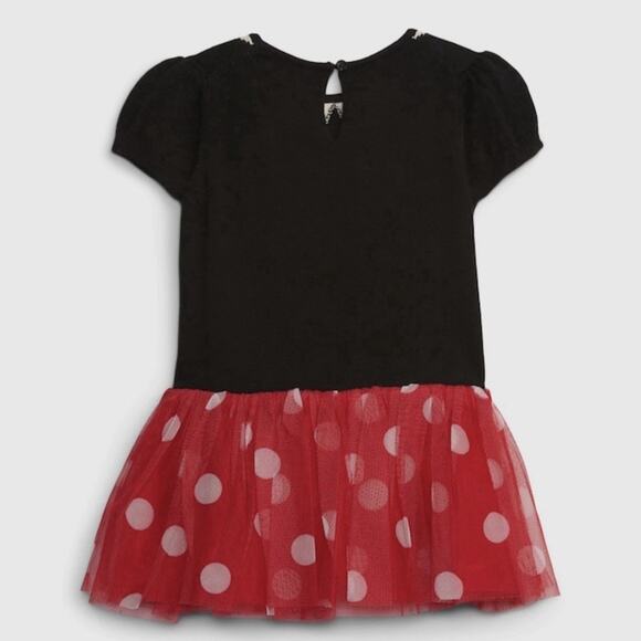Gap X Disney Minnie Mouse Collar Polka Dot Tulle Tutu Costume Dress 3-6 Months - Picture 2 of 7